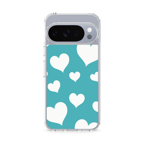 Slim Protection Case［ Dot Hearts - Blue ］
