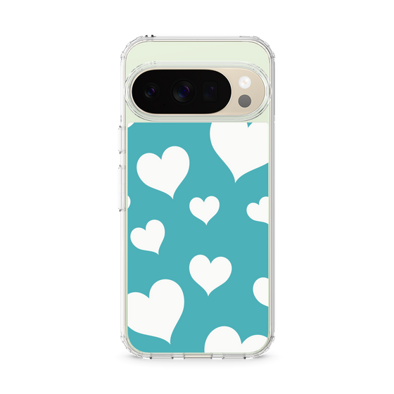 Slim Protection Case［ Dot Hearts - Blue ］