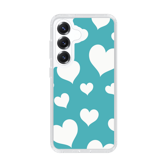 Slim Protection Case［ Dot Hearts - Blue ］