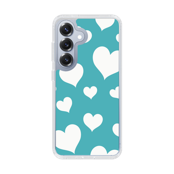 Slim Protection Case［ Dot Hearts - Blue ］