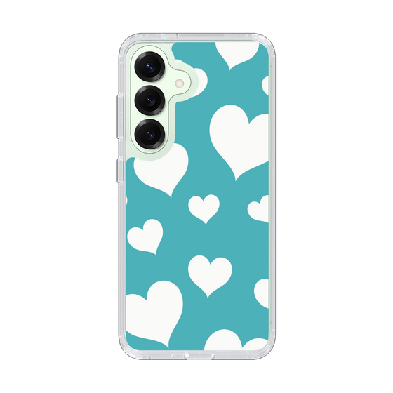 Slim Protection Case［ Dot Hearts - Blue ］