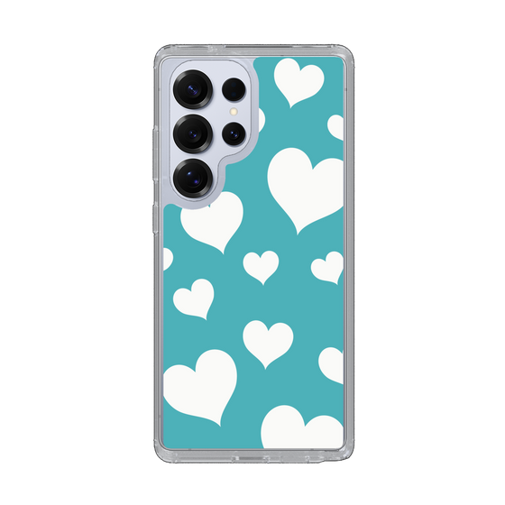 Slim Protection Case［ Dot Hearts - Blue ］