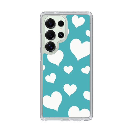 Slim Protection Case［ Dot Hearts - Blue ］