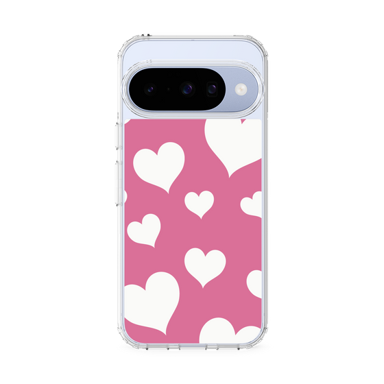 Slim Protection Case［ Dot Hearts - Pink ］
