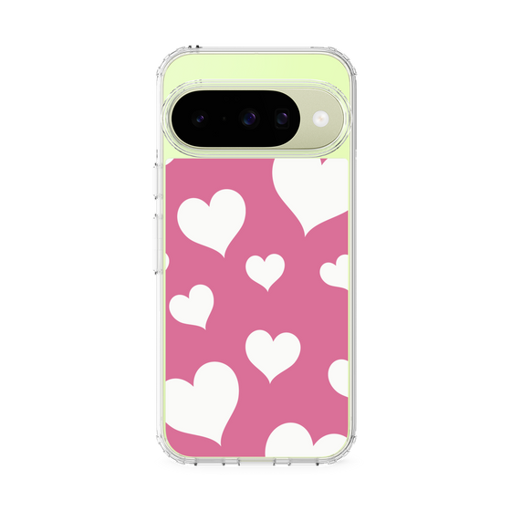 Slim Protection Case［ Dot Hearts - Pink ］