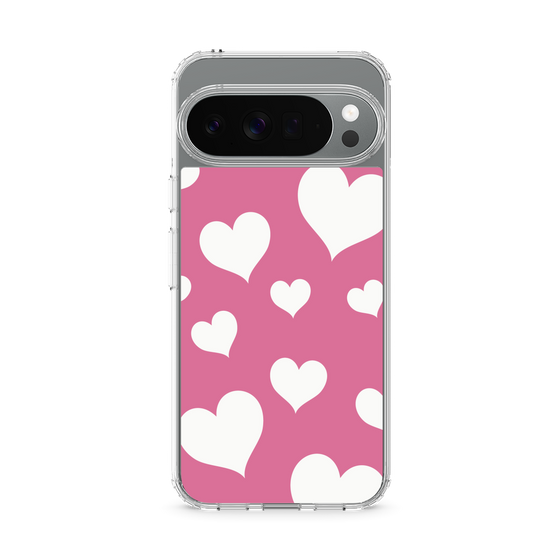 Slim Protection Case［ Dot Hearts - Pink ］
