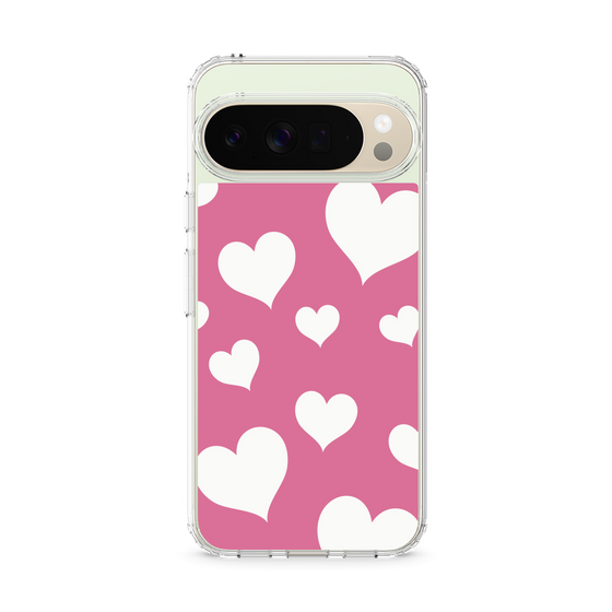 Slim Protection Case［ Dot Hearts - Pink ］