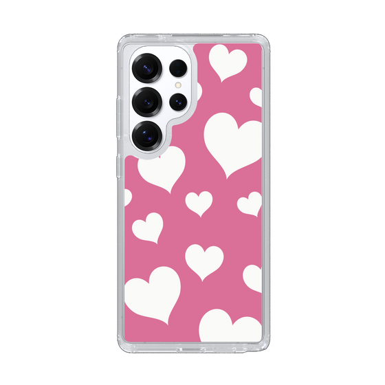 Slim Protection Case［ Dot Hearts - Pink ］