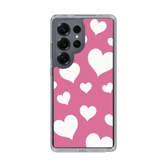 Slim Protection Case［ Dot Hearts - Pink ］