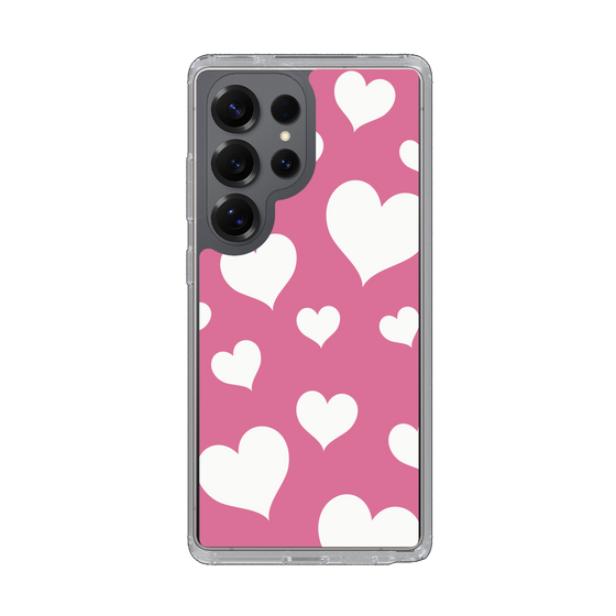 Slim Protection Case［ Dot Hearts - Pink ］