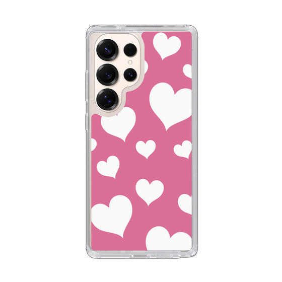 Slim Protection Case［ Dot Hearts - Pink ］