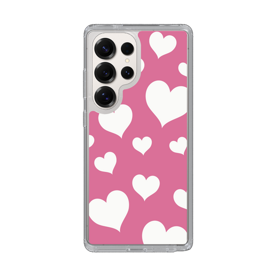 Slim Protection Case［ Dot Hearts - Pink ］