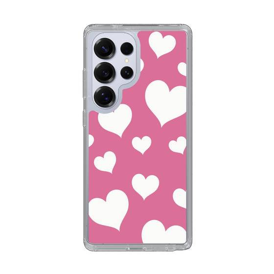 Slim Protection Case［ Dot Hearts - Pink ］