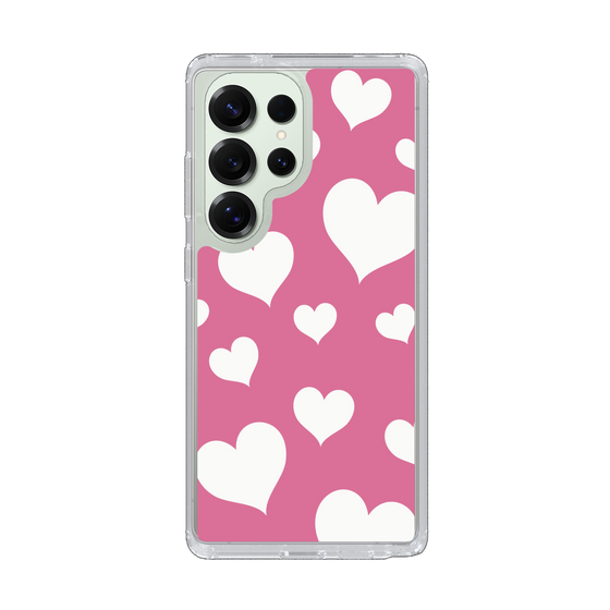 Slim Protection Case［ Dot Hearts - Pink ］