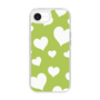 Slim Protection Case［ Dot Hearts - Green ］
