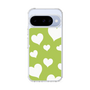 Slim Protection Case［ Dot Hearts - Green ］