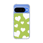 Slim Protection Case［ Dot Hearts - Green ］