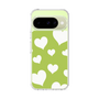 Slim Protection Case［ Dot Hearts - Green ］