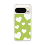 Slim Protection Case［ Dot Hearts - Green ］