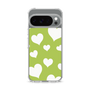 Slim Protection Case［ Dot Hearts - Green ］