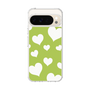 Slim Protection Case［ Dot Hearts - Green ］