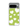 Slim Protection Case［ Dot Hearts - Green ］