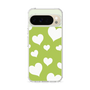 Slim Protection Case［ Dot Hearts - Green ］