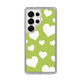 Slim Protection Case［ Dot Hearts - Green ］