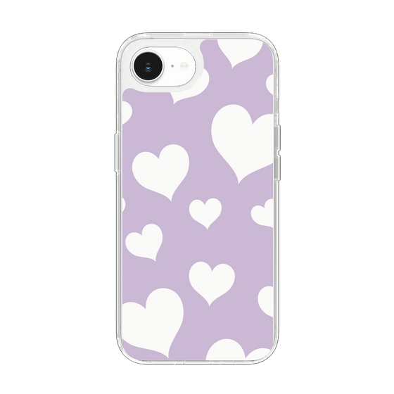 Slim Protection Case［ Dot Hearts - Purple ］