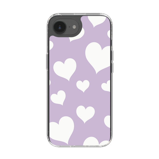 Slim Protection Case［ Dot Hearts - Purple ］
