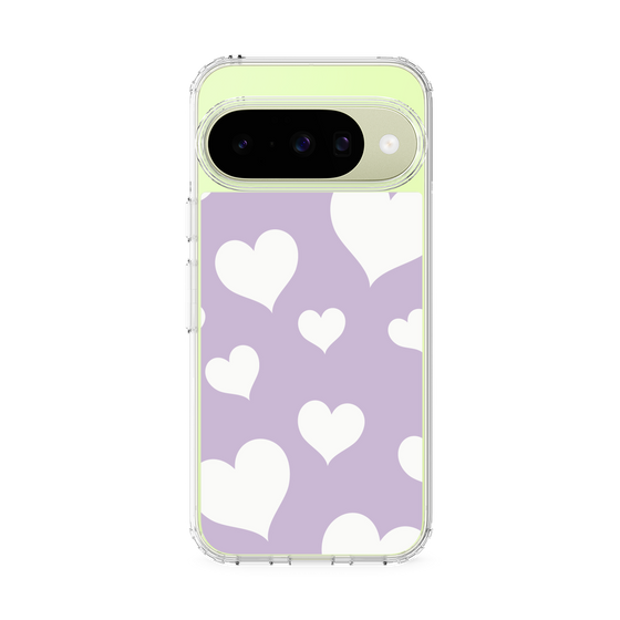 Slim Protection Case［ Dot Hearts - Purple ］