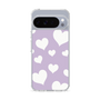 Slim Protection Case［ Dot Hearts - Purple ］