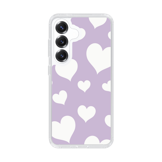 Slim Protection Case［ Dot Hearts - Purple ］