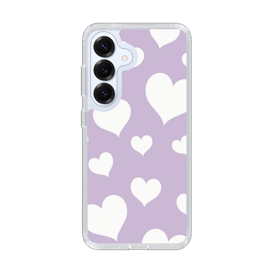 Slim Protection Case［ Dot Hearts - Purple ］