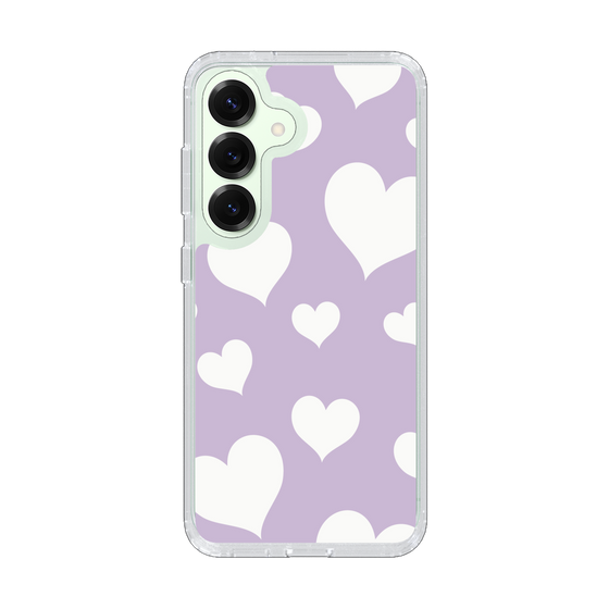 Slim Protection Case［ Dot Hearts - Purple ］