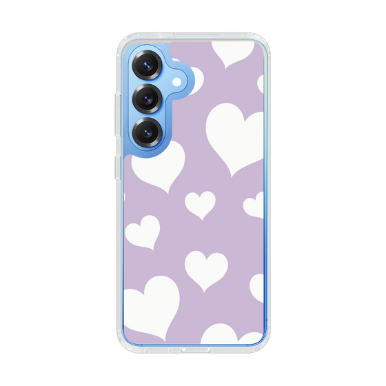 Slim Protection Case［ Dot Hearts - Purple ］