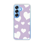 Slim Protection Case［ Dot Hearts - Purple ］