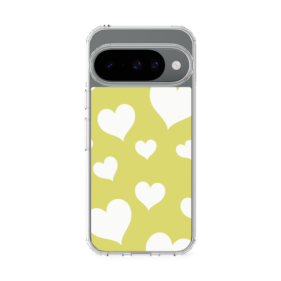 Slim Protection Case［ Dot Hearts - Yellow ］