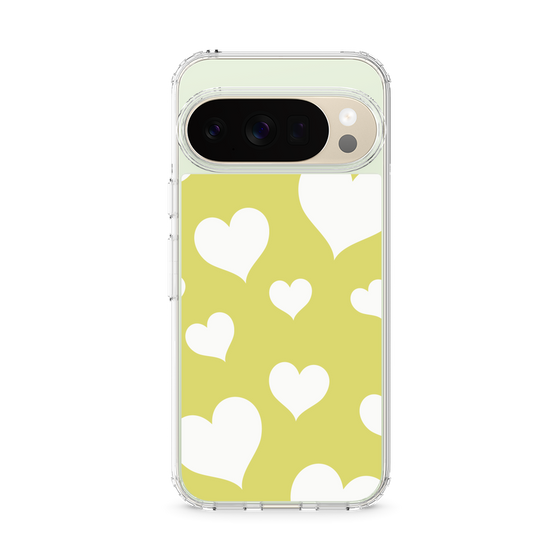 Slim Protection Case［ Dot Hearts - Yellow ］