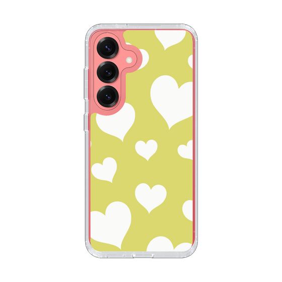 Slim Protection Case［ Dot Hearts - Yellow ］