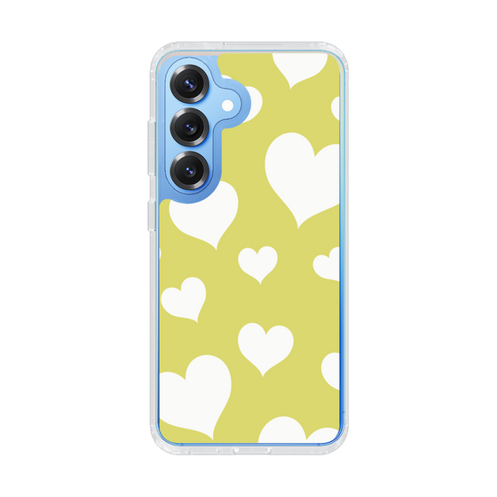 Slim Protection Case［ Dot Hearts - Yellow ］