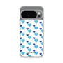 Slim Protection Case［ Stripe Hearts - Blue ］