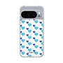 Slim Protection Case［ Stripe Hearts - Blue ］