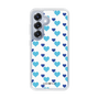 Slim Protection Case［ Stripe Hearts - Blue ］