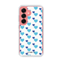 Slim Protection Case［ Stripe Hearts - Blue ］