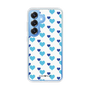 Slim Protection Case［ Stripe Hearts - Blue ］