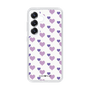 Slim Protection Case［ Stripe Hearts - Purple ］