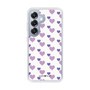 Slim Protection Case［ Stripe Hearts - Purple ］