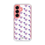 Slim Protection Case［ Stripe Hearts - Purple ］