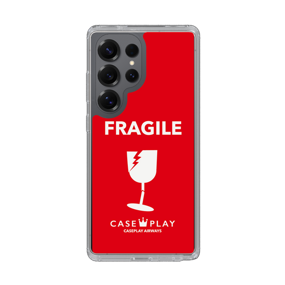 Slim Protection Case［ FRAGILE - Red ］